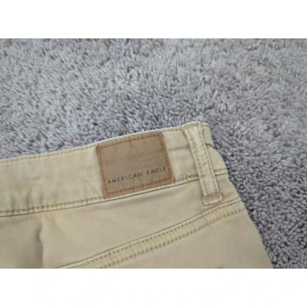 American Eagle Pants Womens‎ 4 Beige Skinny Low Rise Jegging Stretch - Picture 6 of 9
